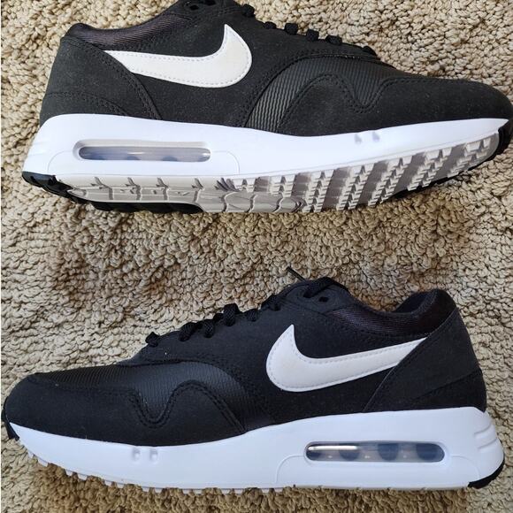 Nike Air Max 1 '86 OG Golf Big Bubble Black White Pre-Owned Sz 9 - Picture 3 of 8